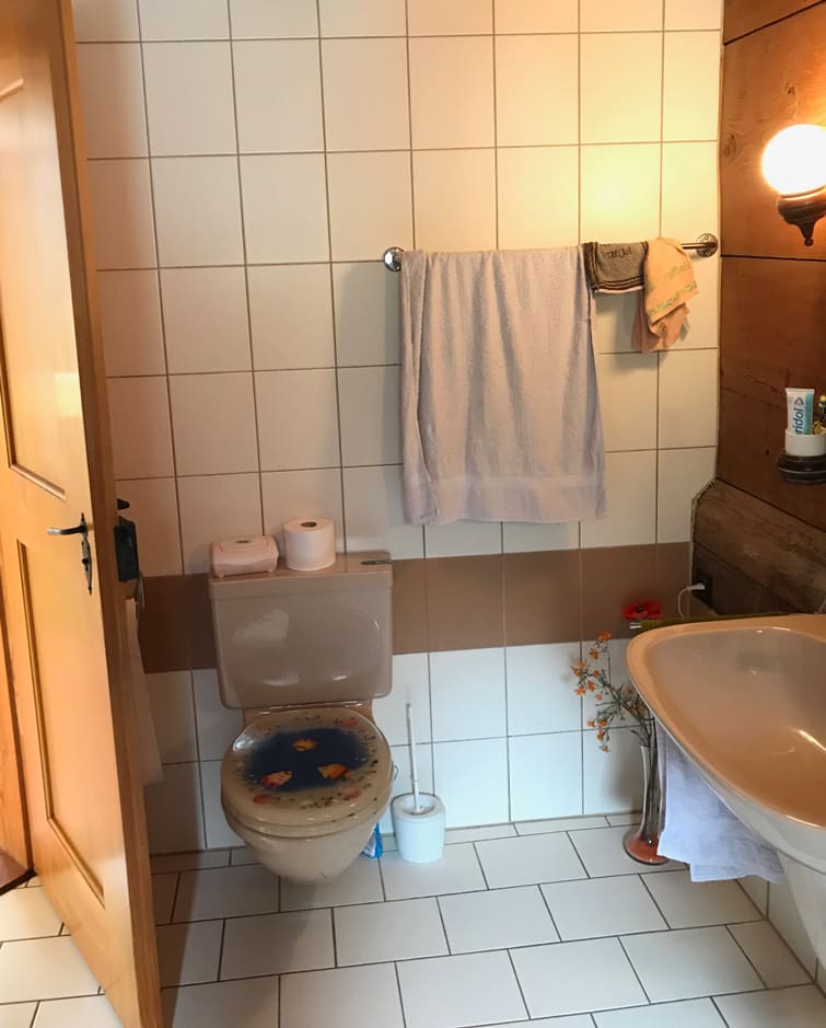 Altes WC vor Umbau Gyger Küchen GmbH